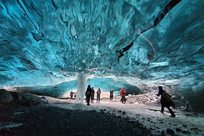 3-Day Golden Circle, South Coast & Ice Cave - Small Group Tour - Day 3 in Vatnajökull: Vík, lava fields, then Jokulsárlón, Diamond Beach, and the Blue Ice Cave