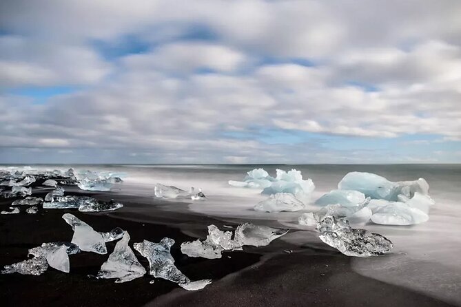 5-Day Tour Highlights of Iceland with Accommodation | Start from Keflavik - Day 3 Diamond Beach, Jökulsárlón Glacier Lagoon, and Vik’s Sea-Bird Charm