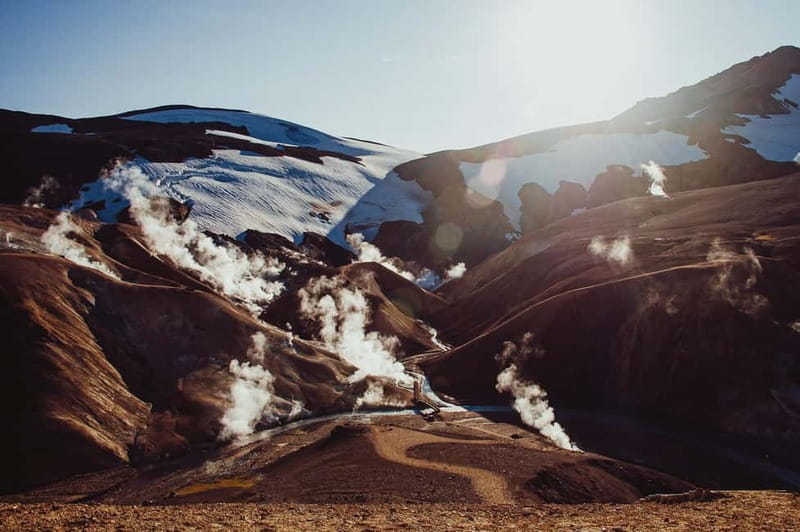 A day in Kerlingarfjöll: Highlands and hot springs - Geysir and the evening return to Reykjavík