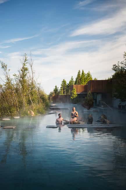 Akureyri: Admission to Forest Lagoon with Towel and Drink - Swim-Up Bars and the Included Drink: Small Perk, Big Vibe