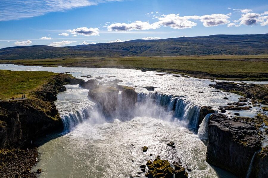 Akureyri Port: Lake Mývatn and Godafoss Waterfall Tour - Dimmuborgir’s lava cathedrals and the folklore thread
