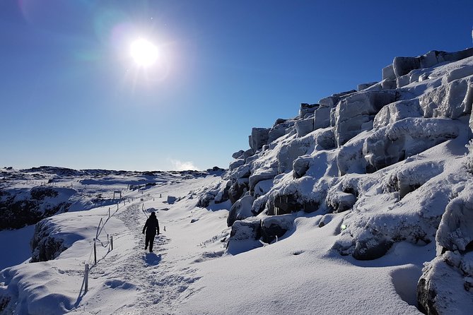Arctic Fox Travel Dettifoss lake Mývatn winter private super jeep tour - Myvatn Nature Baths (Jardbodin vid Myvatn) as the Day’s Reward