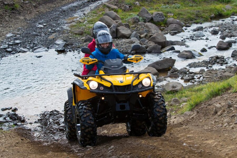 ATV & Helicopter combination tour From Reykajvik - The ATV portion: Hafravatn, then a climb to Reykjavik Peak