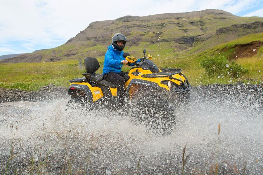 ATV & Helicopter combination tour From Reykajvik - Pickup, safety brief, and the gear that saves your day