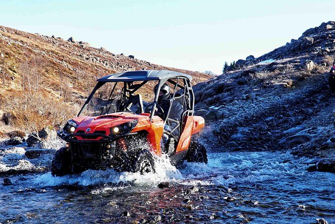 Buggy 'Lava Field Adventure' from Reykjavik - Hafravatn Lake and Geothermal Hints on the Way Down