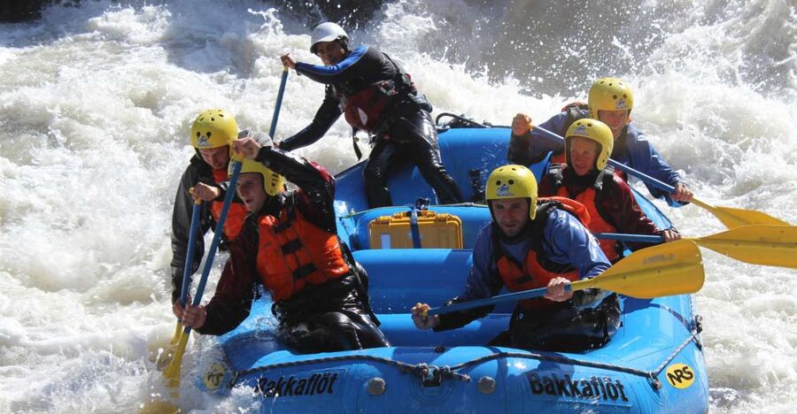 East Glacial River Extreme Rafting - Meeting at Bakkaflöt and getting your gear sorted