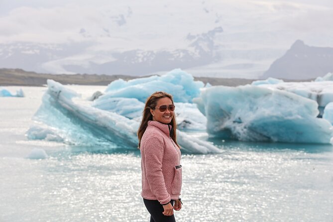 Exclusive Glacier Experience on Vatnajökull - Diamond Beach private photoshoot among stranded icebergs