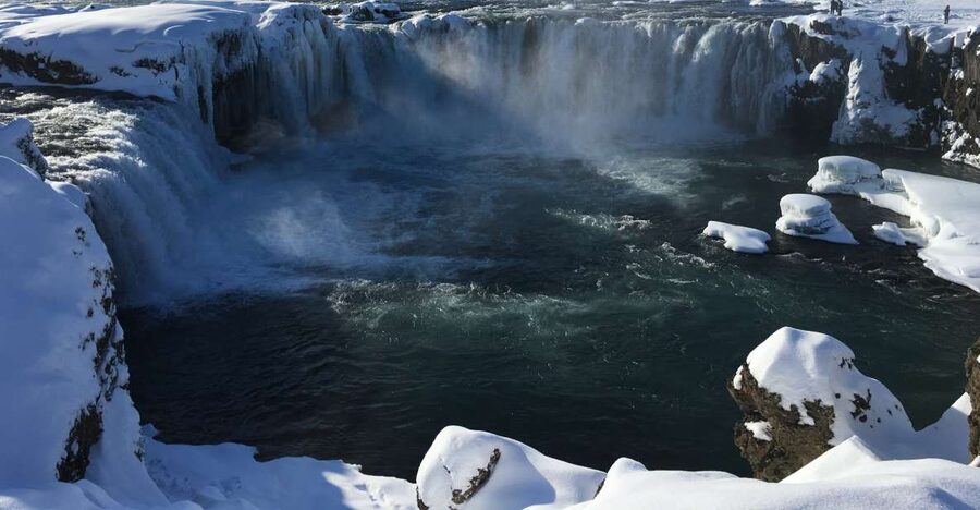 From Akureyri: Lake Myvatn and Godafoss Guided Tour - Goðafoss: what makes the waterfall feel unforgettable