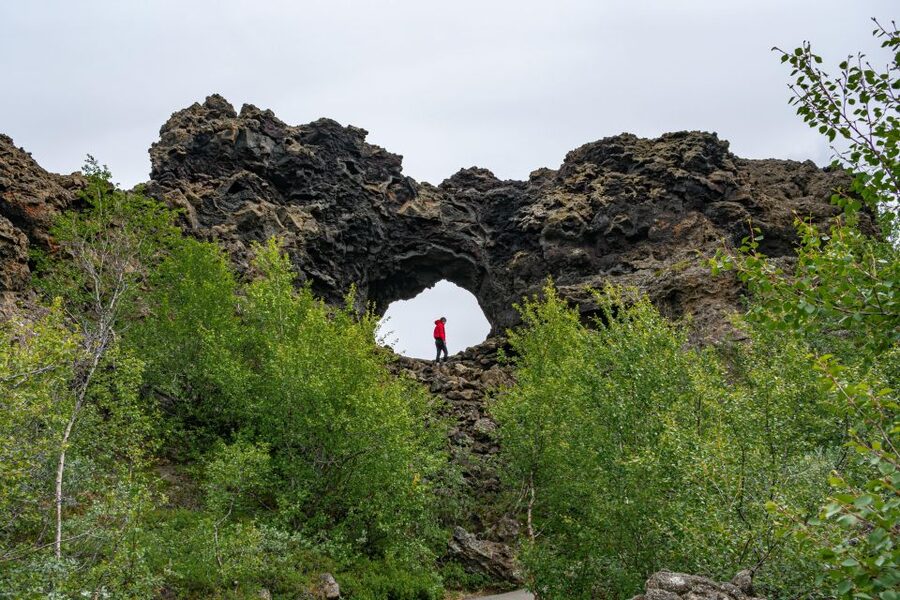 From Akureyri: Myvatn Lake, Craters, & Waterfall Tour - Dimmuborgir lava fields and the Dark City walk