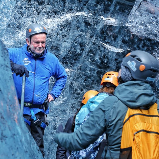 From Jökulsárlón: Ice Cave and Glacier Exploration Tour - Inside the ice cave: why you see big blue shapes, not just photos