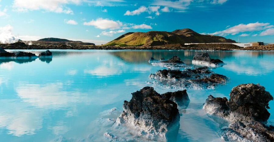 From Reykjavik: Blue Lagoon Entry with Round-Trip Transfers - Riding through lava fields on the way in