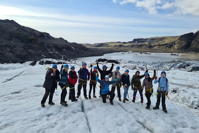 From Reykjavik: Glacier Hike, South Coast and Waterfalls Day Trip - Sólheimajökull glacier hike: crampons, helmet, ice axe, and real safety