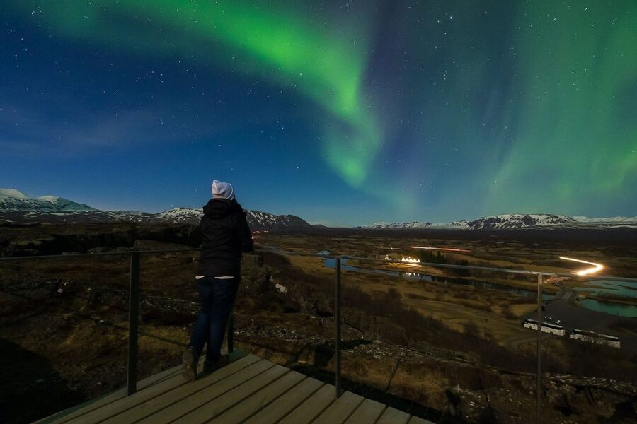 From Reykjavik: Golden Circle and Northern Lights Tour - Geysir geothermal area: steam, bubbles, and that eruption moment