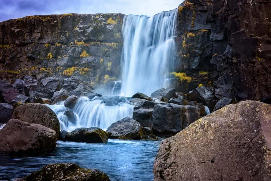 From Reykjavik: Golden Circle & Blue Lagoon Private Day Tour - Blue Lagoon comfort admission, lava-field bathing after the road