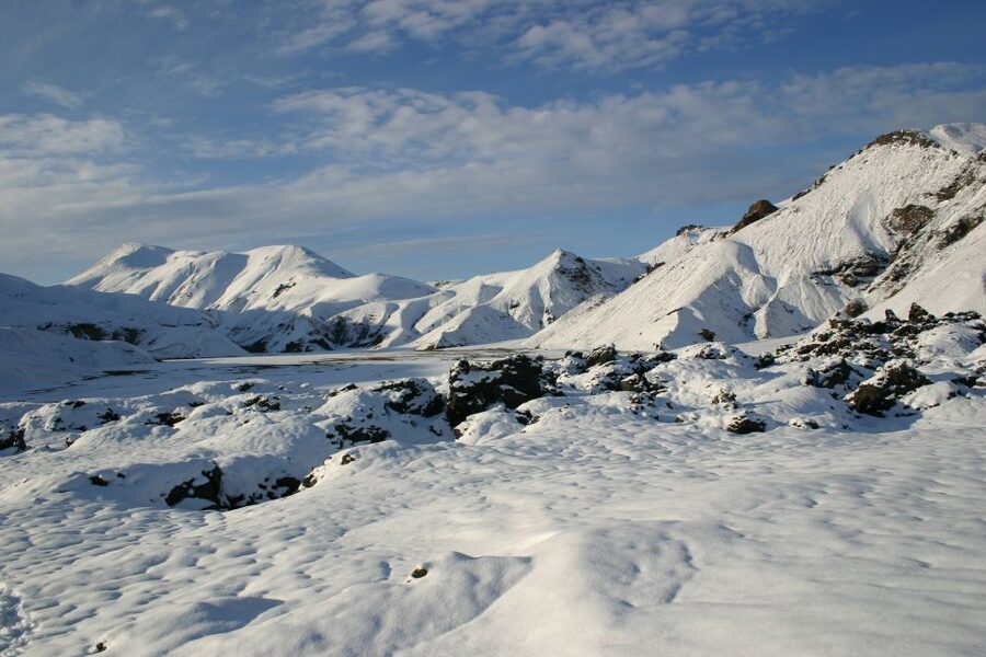 From Reykjavik: Private Landmannalaugar & Hekla Jeep Tour - Riding toward Hekla: snow peaks, fresh lava, and the ridge when clear