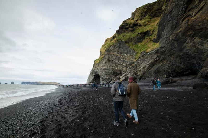 From Reykjavik: South Coast & Sky Lagoon Small-Group Tour - Sólheimajökull glacier walk: ice wall views up close