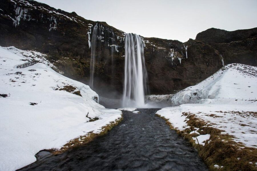 From Reykjavik: South Coast Tour & DC-3 Plane Wreck - Skógafoss: waterfall power plus the option to work for a viewpoint
