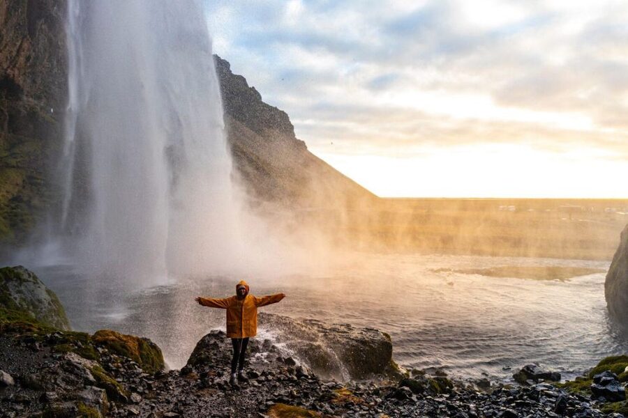 From Reykjavik: South Coast Tour & DC-3 Plane Wreck - Seljalandsfoss: the walk-behind moment you will remember longer than you expect