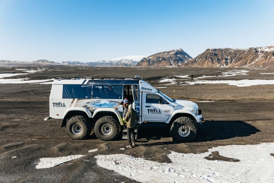 From Vik: Katla Ice Cave & Super Jeep Tour - Inside the cave, expect a short visit with big visuals
