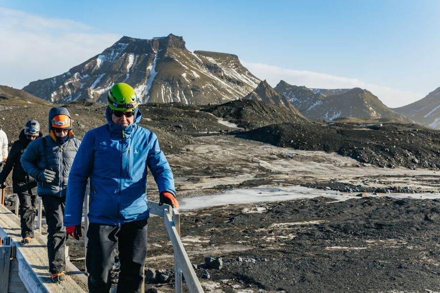 From Vik: Katla Ice Cave & Super Jeep Tour - The ride back to Vík, plus coffee and biscuits