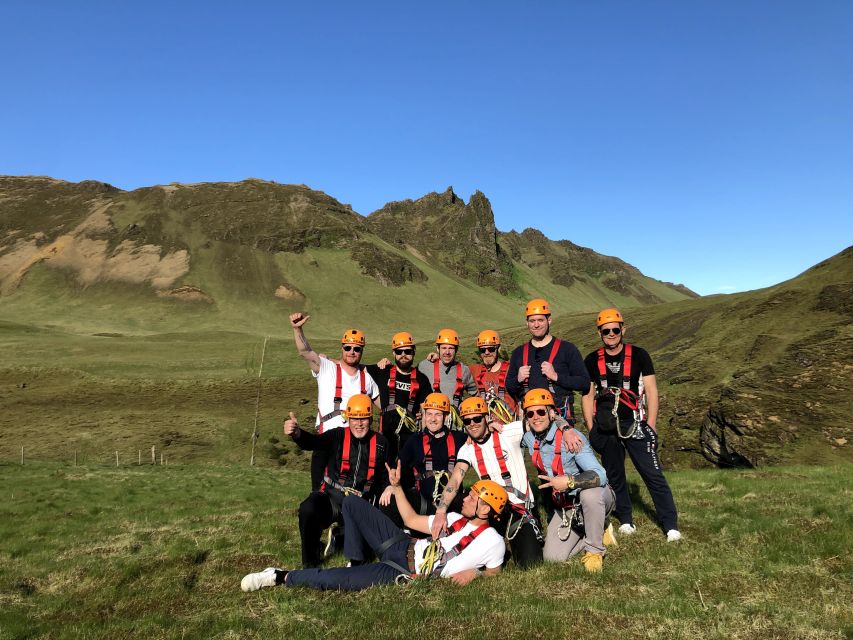 From Vík: Zipline and Hiking Adventure Tour - Meeting in Vík: Find the Ocean-Facing White Building