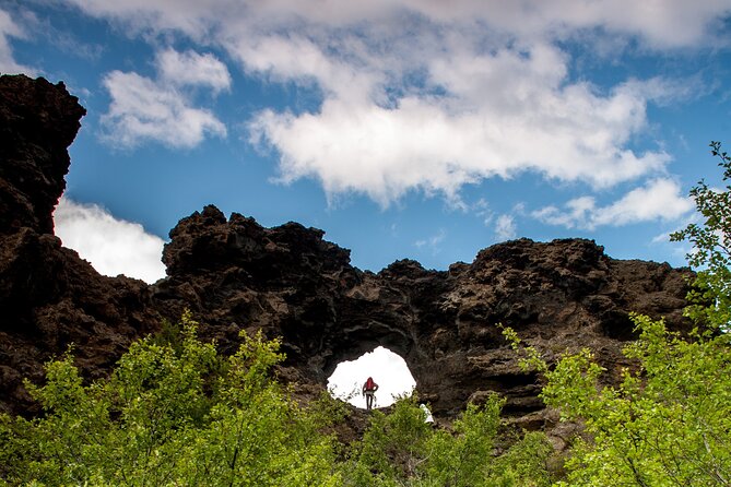 Full-Day Lake Mývatn & Goðafoss Small Group Tour - The payoff at Goðafoss, from van to thunder fast