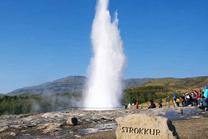 Full Day Private Golden Circle and Hot Springs Tour in Hvammsvík - Gullfoss: the Golden Falls stop that anchors the day