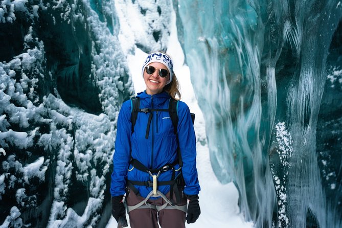 Glacier and Ice Cave Private Photoshoot - 15 Shot Photo Package - Private pacing with certified pros, and the role of your guide Suzanne