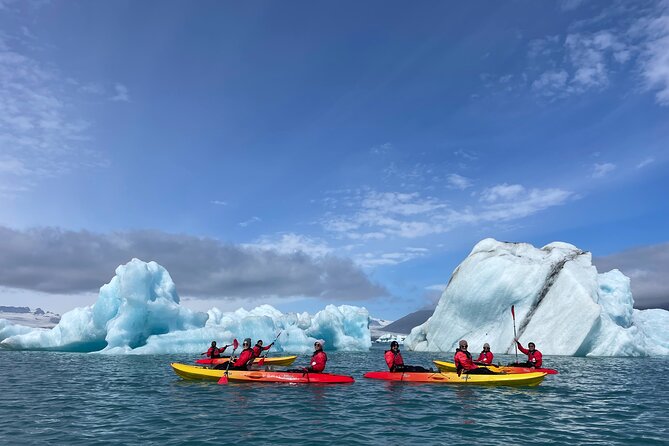 Glacier Combo Kayking at Glacier Lagoon and Glacier Hike - Switching gears: super jeep time to reach Breiðamerkurjökull