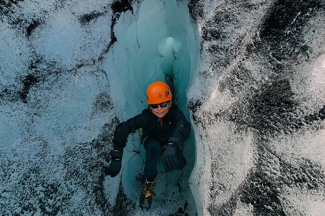 Glacier Hike at Sólheimajökull Shared Experience - The safety gear lesson: crampons, harness, ice axe