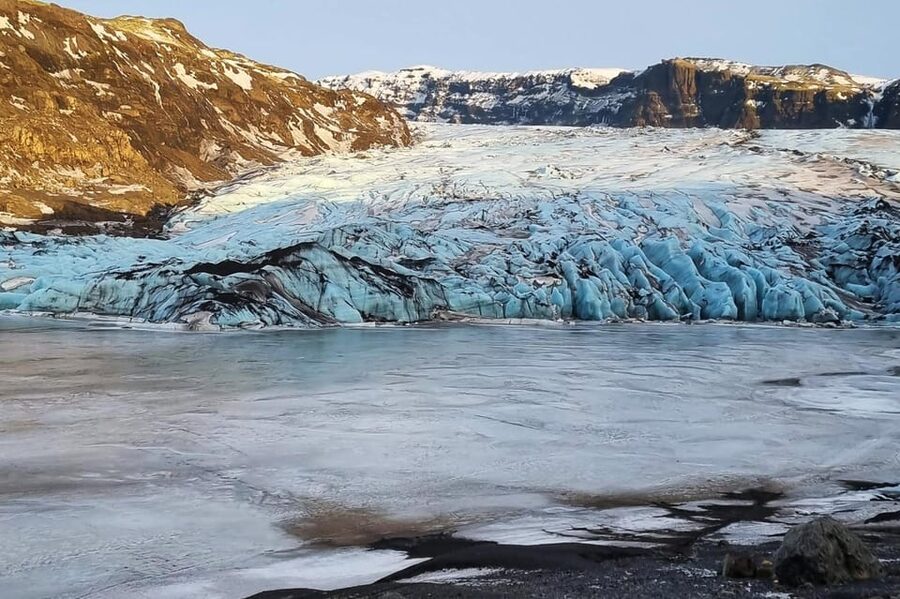 Glacier Hike, South Coast Iceland, Black Beach & Sky Lagoon - Sólheimajökull glacier hike: what that 2.5 hours feels like