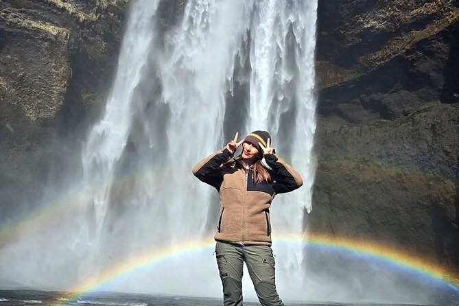 Glacier Hike, South Coast Waterfalls & Black Sand Beach - Skógafoss: Big Waterfall Energy in a Short Stop