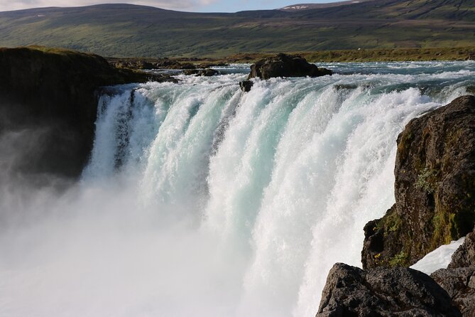 Goðafoss and Akureyri Botanic Garden Shared Shore Excursion - Goðafoss, the Waterfall of the Gods at 12 meters