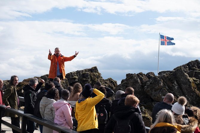 Golden Circle and Kerid Crater Afternoon Tour from Reykjavik - Stop 2: Gullfoss, two levels of power and big photo angles