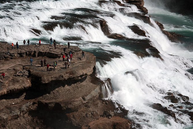 Golden Circle Classic Day Tour from Reykjavik - Gullfoss: two tiers, loud mist, and the best paths