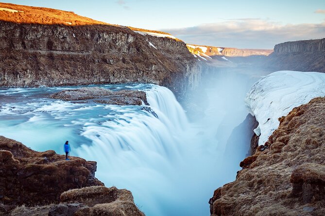 Golden Circle Iceland: Full-Day Guided Tour from Reykjavik - Gullfoss waterfall: mist, two tiers, and a one-hour photo window