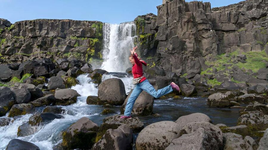 Golden Circle & Kerid Crater Small Group Tour from Reykjavik - Öxarárfoss and the quick farm break at Efstidalur II