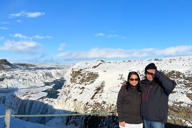 Golden Circle : Private Guided Day Tour + Blue Lagoon(Optional) - Stop 4: Bruarfoss Bridge Falls for that vivid blue-water pause