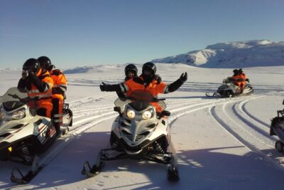 Golden Circle Super Jeep Adventure with Snowmobiling on Glacier