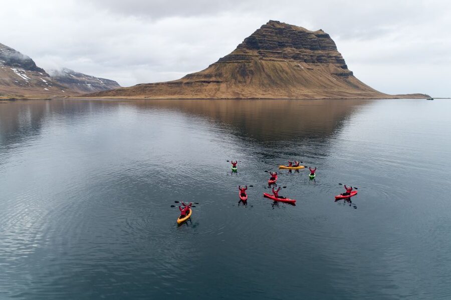 Grundarfjörður: Mt. Kirkjufell Daytime Kayaking Adventure - Dry Suits and Sit-On-Top Kayaks, The Cold-Water Upgrade