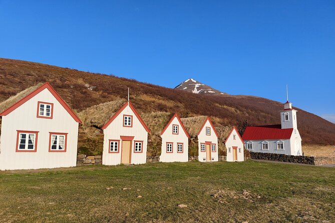 Half-Day Combo Tour to Goðafoss, Laufas and The Christmas House - Pick-up and transport around Akureyri, plus a quick town sweep at the end