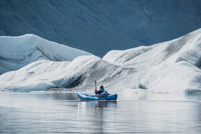 Heinabergslón Kayak and Hike - Safety briefing, drysuits, PFDs, and shoes: why you feel set up
