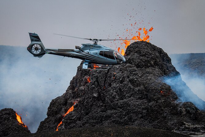 Helicopter Tour Over Iceland’s Reykjanes Volcano Eruption Site - The 35 to 45 minute flight plan over the Reykjanes Peninsula