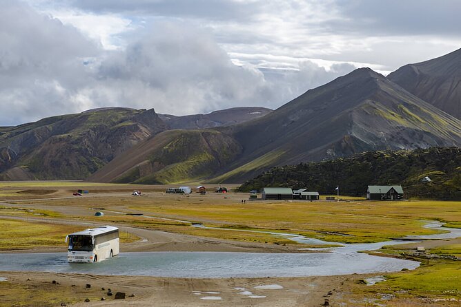 Highlands Bus Transfer: Reykjavik / Hella to the Landmannalaugar - The final drive to Landmannalaugar, around 11:00 AM