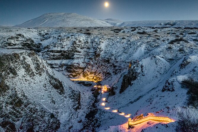 Husafell Canyon Baths Tour - Langifoss, Icy Stream Crossing, and Okjökull