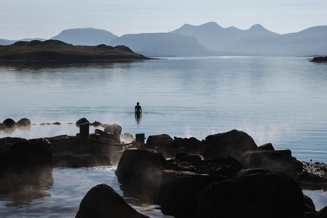 Hvammsvík Hot Springs Admission Ticket - Views, trails, and the wildlife-friendly pause
