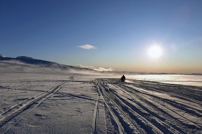 Ice Cave and Snowmobile Tour from Gullfoss - The ice cave stop: blue ice, custom access, and the big risk