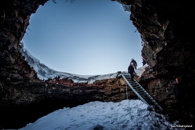 Ice Cave Lofthellir exploration - A permafrost Cave inside a magma tunnel. - Guide support that makes the tight parts feel manageable