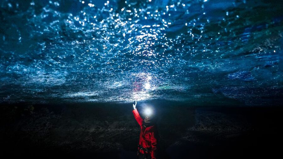 Iceland: Ice Cave Captured with Professional Photos - Gear up correctly: helmet and micro spikes