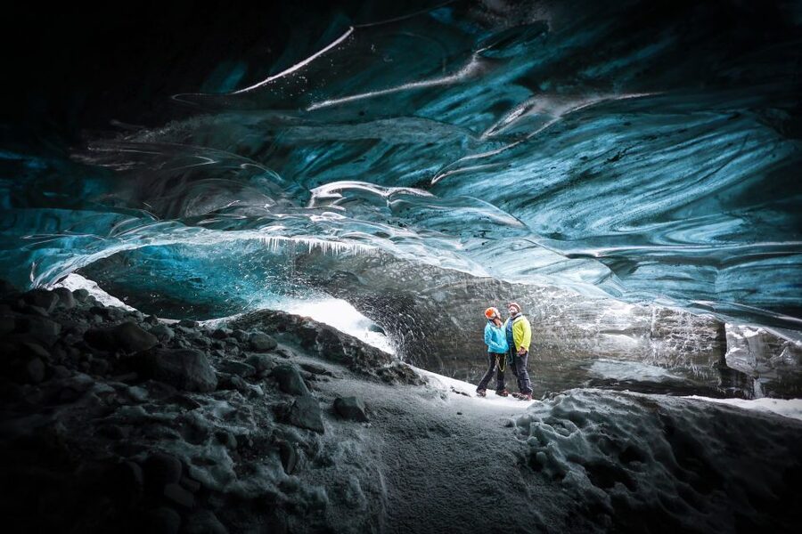 Iceland: Ice Cave Captured with Professional Photos - Entering Sapphire Ice Cave, what you will actually see